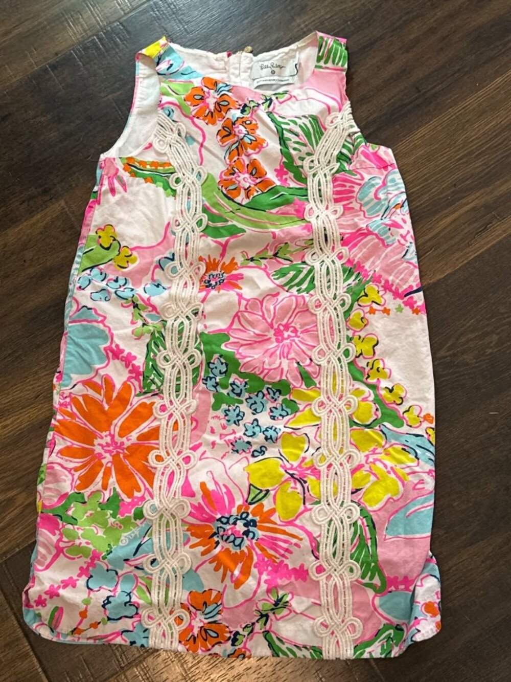 Lilly Pulitzer Nosey Posey Shift Dress Girls 6X